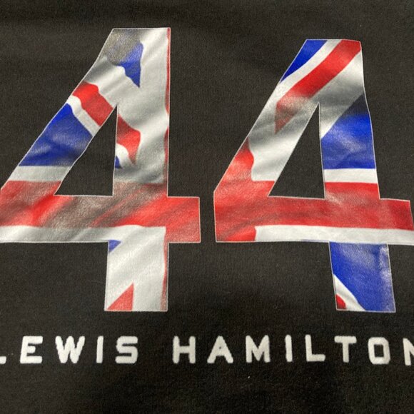 Title Lewis Hamiton 44 Formula 1 Hoodie Long Sleeve Pullover Front Back Visuals - Picture 3 of 8